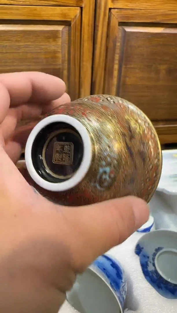 瓷片景德镇瓷器茶器茶杯