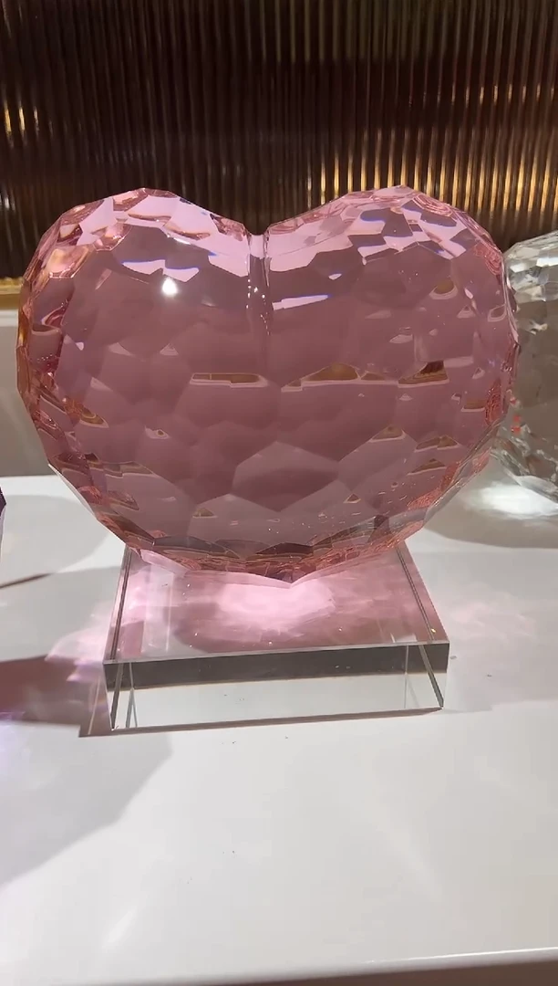 摆件大***婆巴比特美学 粉色大号心