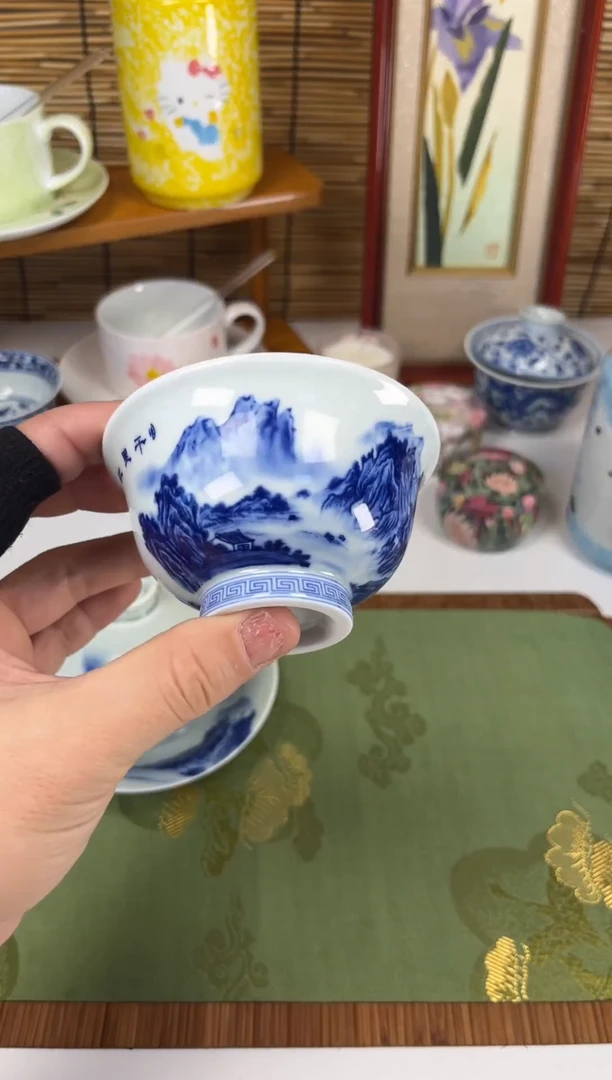 千里江山压手杯1