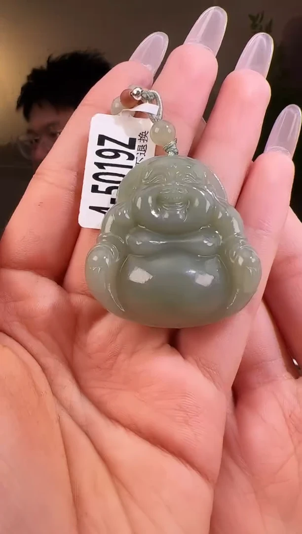 【闪购商品】和田玉颈饰未镶嵌佛公 5019