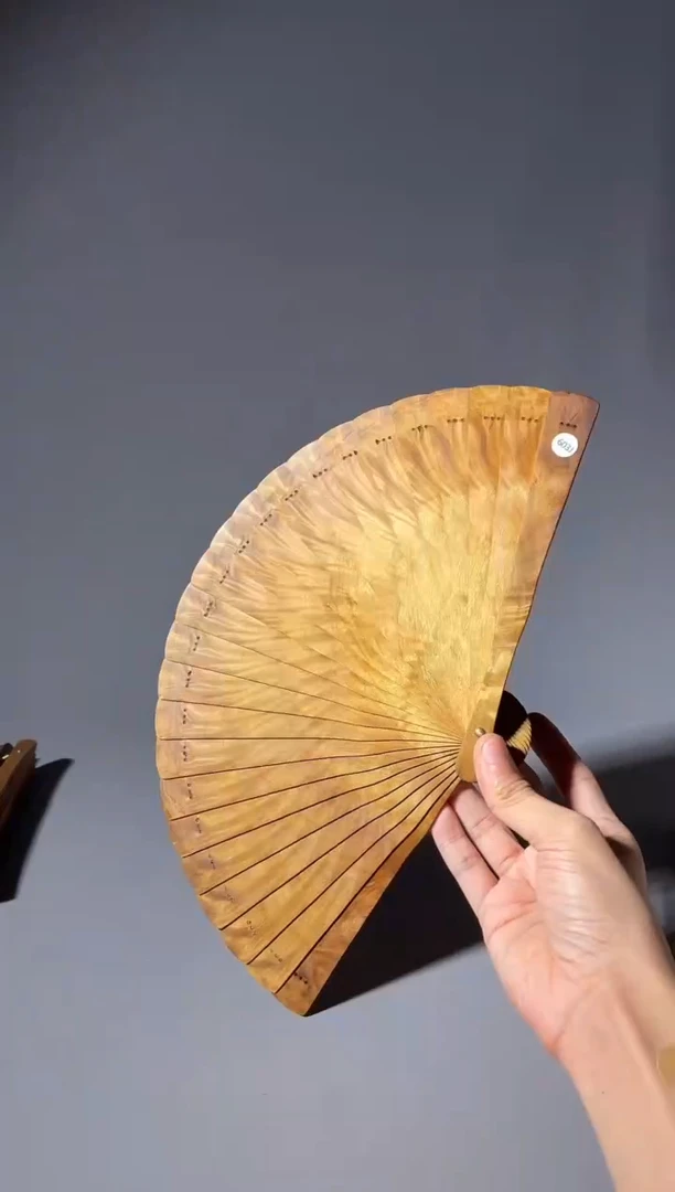 其他楠木（金丝楠）觉*603号18cm小叶桢楠扇子