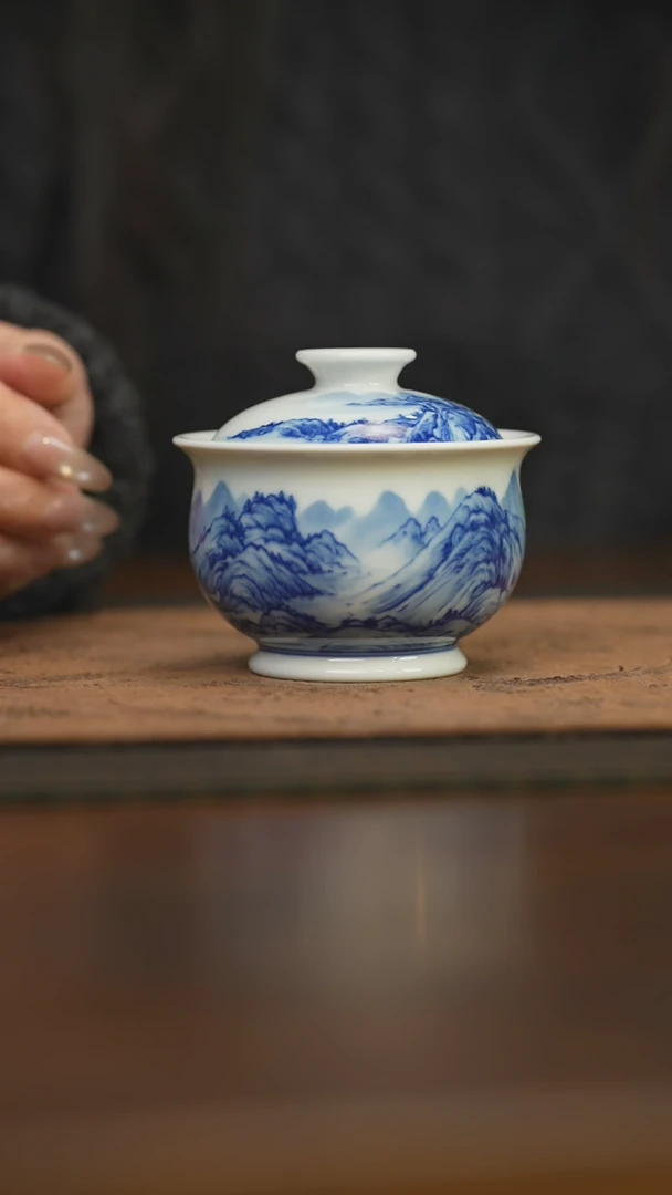 【闪购商品】杯柴窑青花破价福利