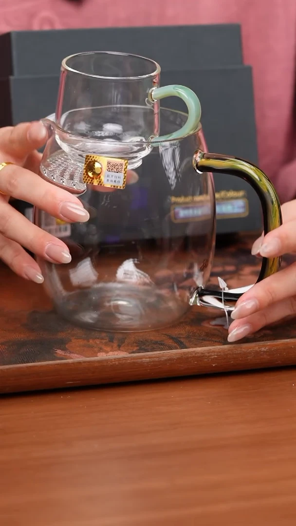 【闪购商品】禾器/澄然煮茶器凤尾青绿+璃享水月杯青玉