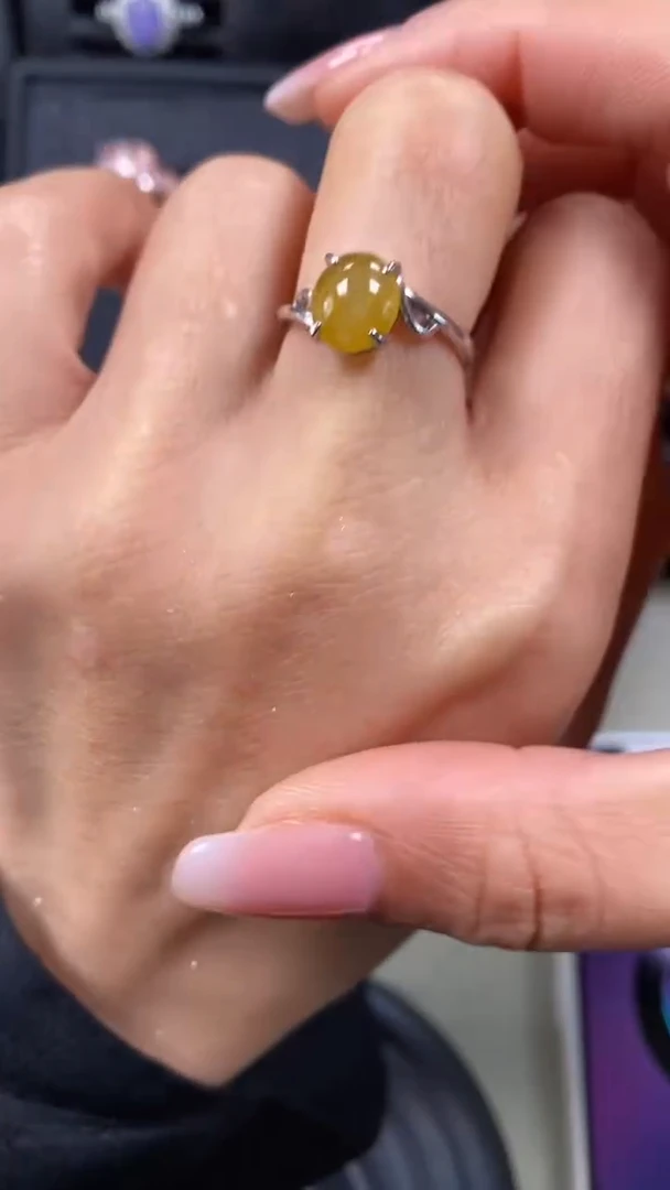 【闪购商品】翡翠戒指银S925镶嵌7999