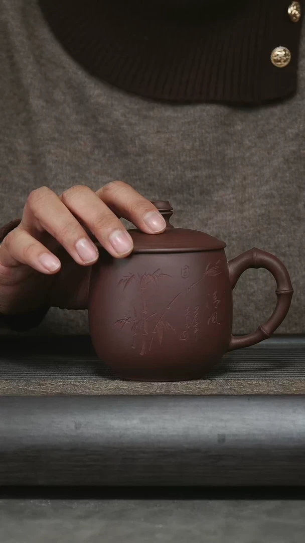 【闪购商品】紫砂茶杯竹节小龙蛋@@GB00719