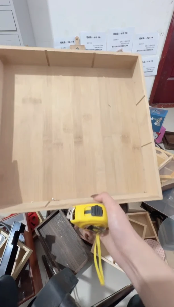 竹木正方形托盘微瑕拍下不退不换无售后