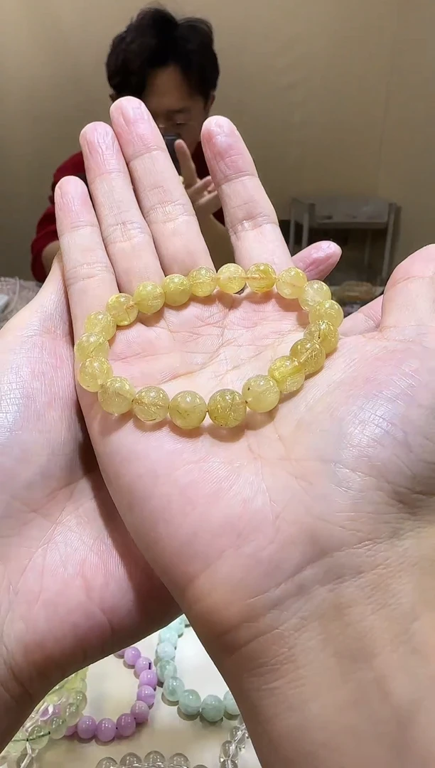 【闪购商品】发晶手链未镶嵌金发晶9