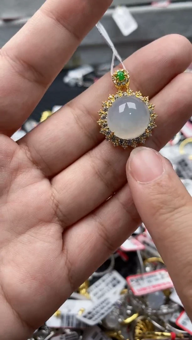 【闪购商品】翡翠戒指银S925镶嵌77777----2