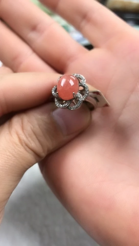 【闪购商品】菱锰矿（红纹石）戒指合金戒指