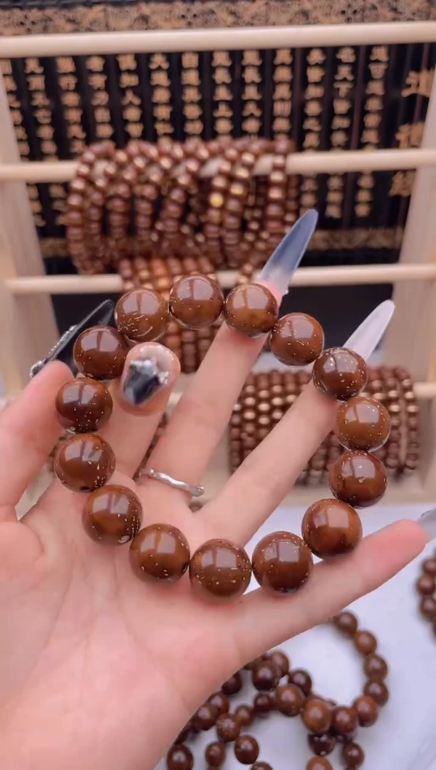 紫金鼠吊坠3号手串