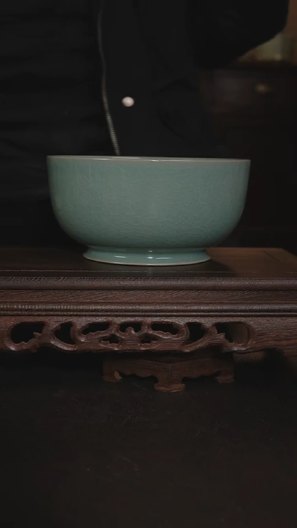 摆件瓷仿古手工罗汉碗