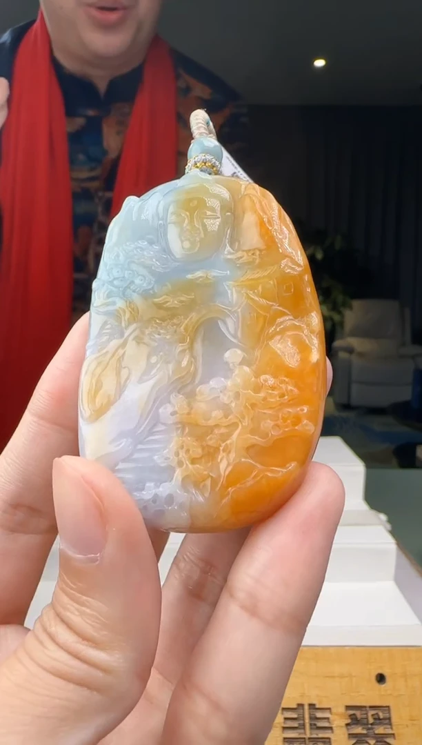 【闪购商品】翡翠吊坠(不含链)未镶嵌XM@@960Q3J14809
