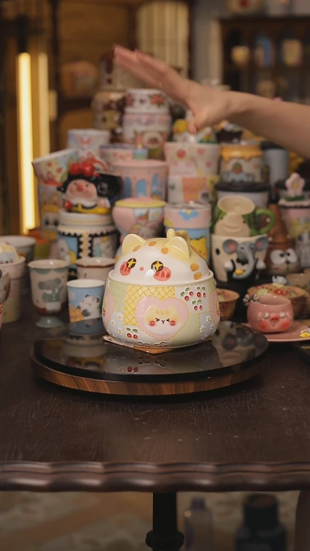 景德镇釉下彩绘设计师款式陶瓷