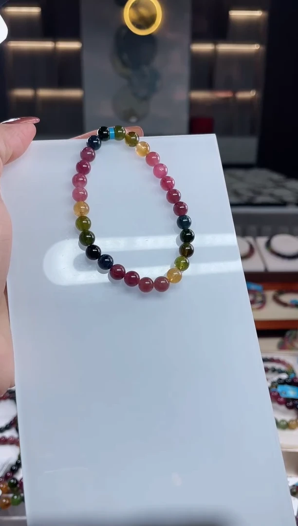 单圈手串未镶嵌碧玺（多样性发一条）T