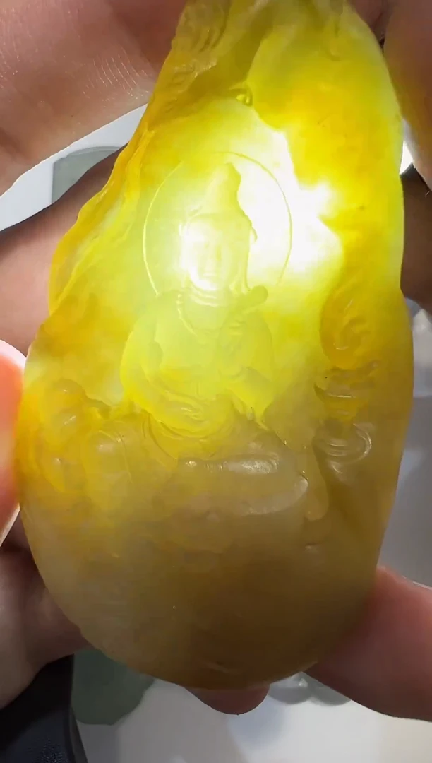 未镶嵌定制翡翠观音