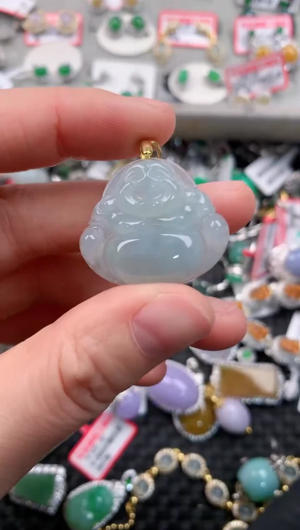 银S925镶嵌戒指翡翠1010---7