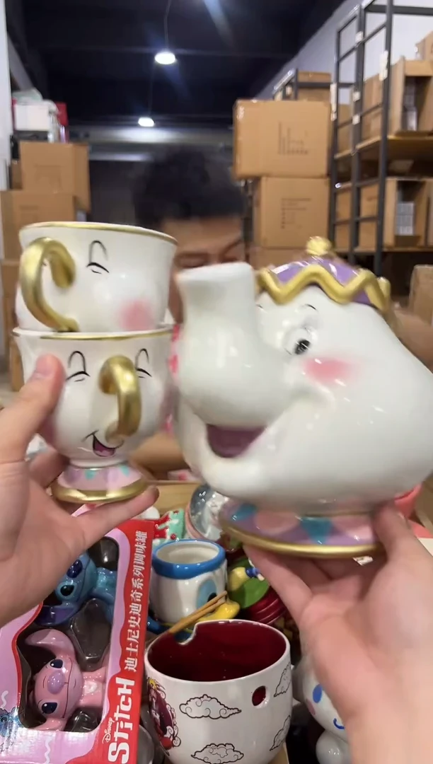 瓷片02款茶壶太太一壶两杯