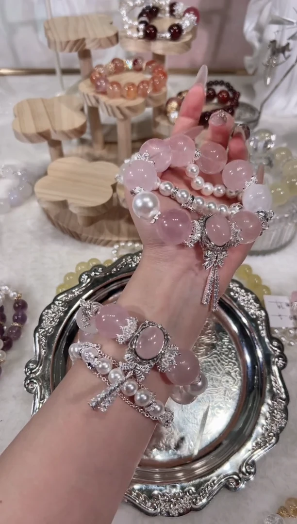 【闪购商品】水晶手链未镶嵌天然水晶默认微瑕 多样性发货发其一