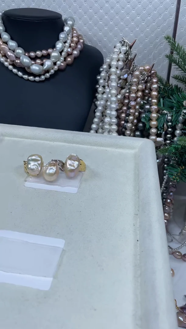 【闪购商品】淡水珍珠戒指未镶嵌【纯恬珍珠】（多样性发货发一）