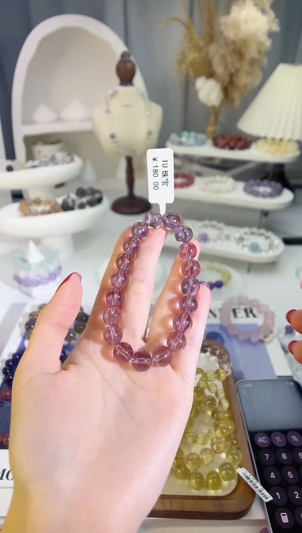 未镶嵌手链水晶玻利维亚紫水手串多样性发其一