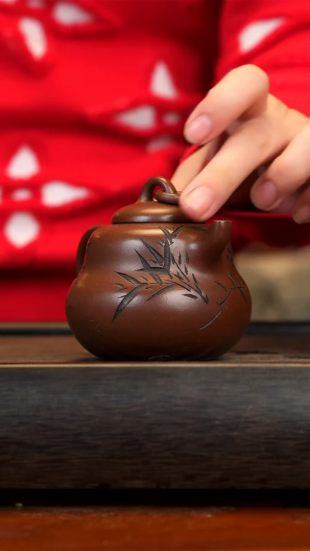 【闪购商品】紫砂茶壶革紫泥曼生葫芦