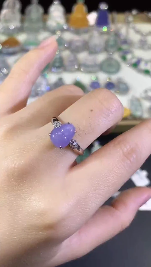 18K金镶嵌戒指翡翠10-戒指