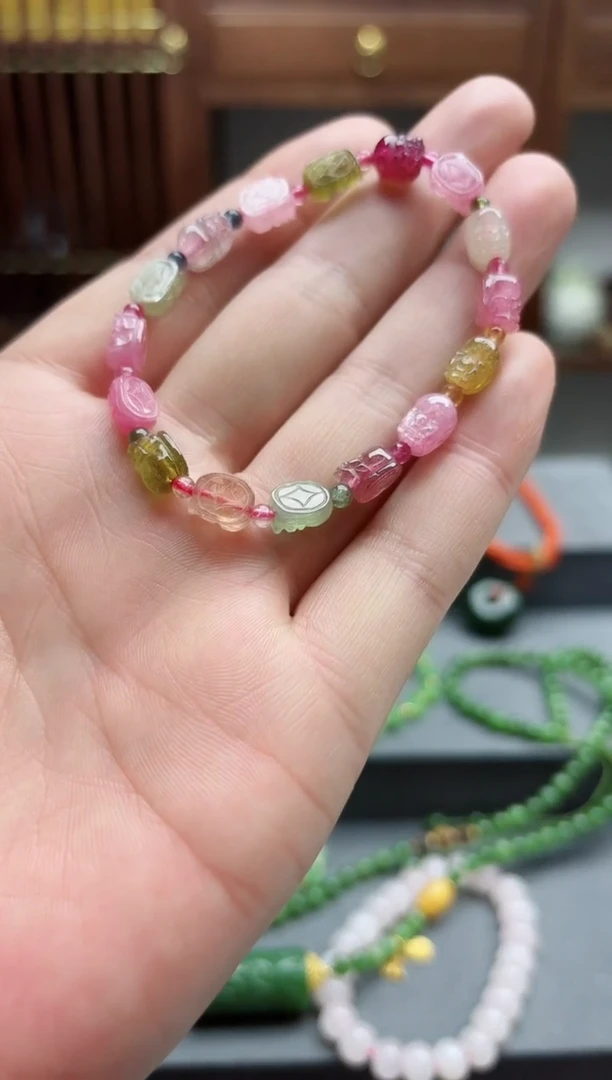 【闪购商品】碧玺手串未镶嵌碧玺貔貅手串 ZD