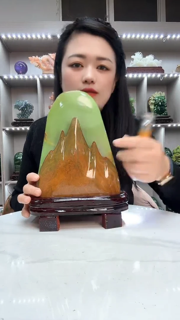 石材石头摆件家居办公室客厅玄关高档摆设