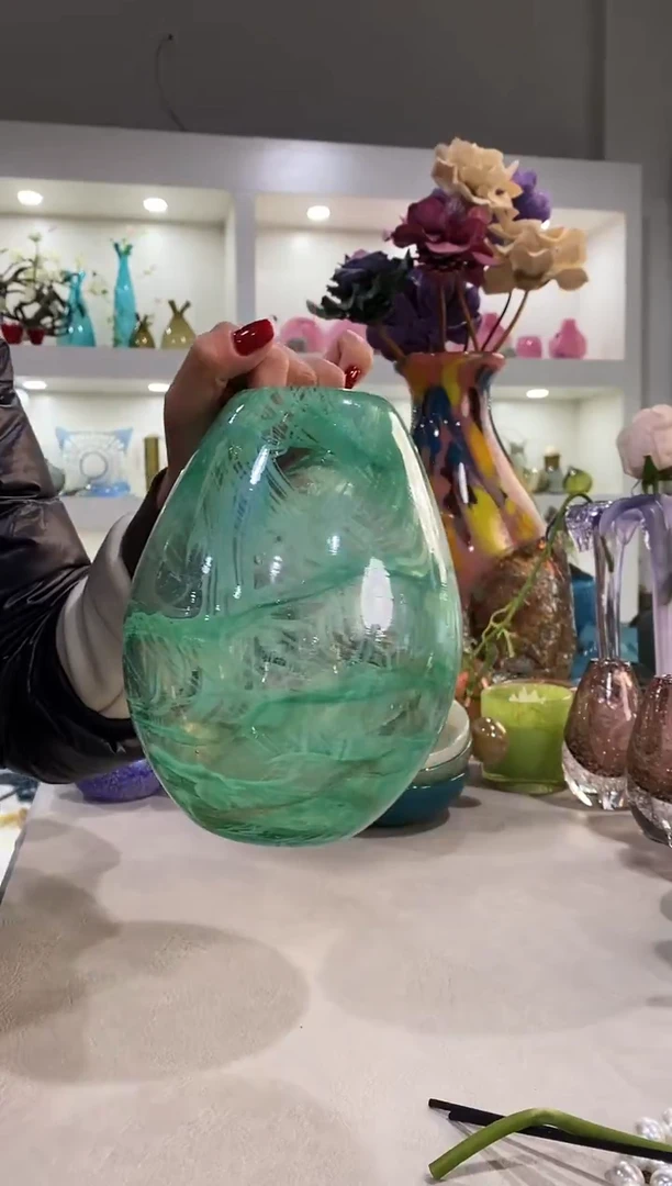 慕忆家手作琉璃花瓶