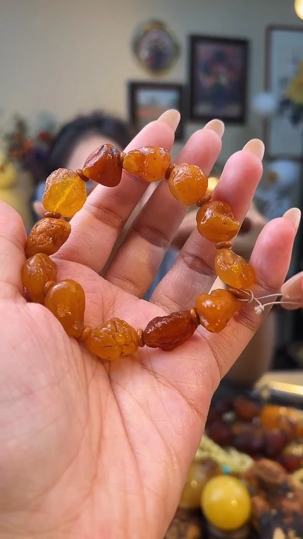 手串琥珀未镶嵌手串