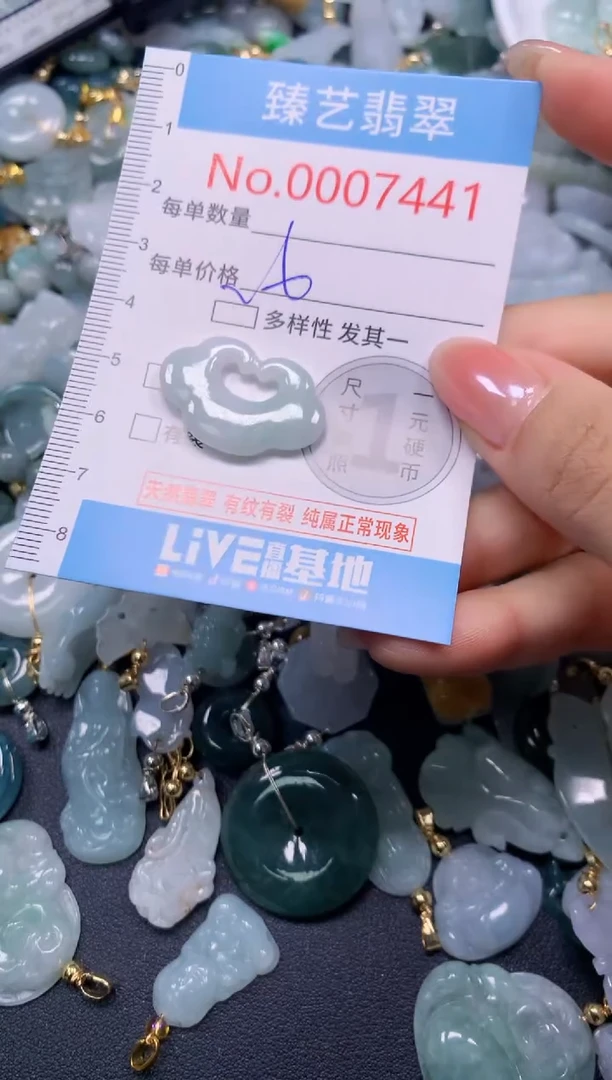 颈饰未镶嵌翡翠7441