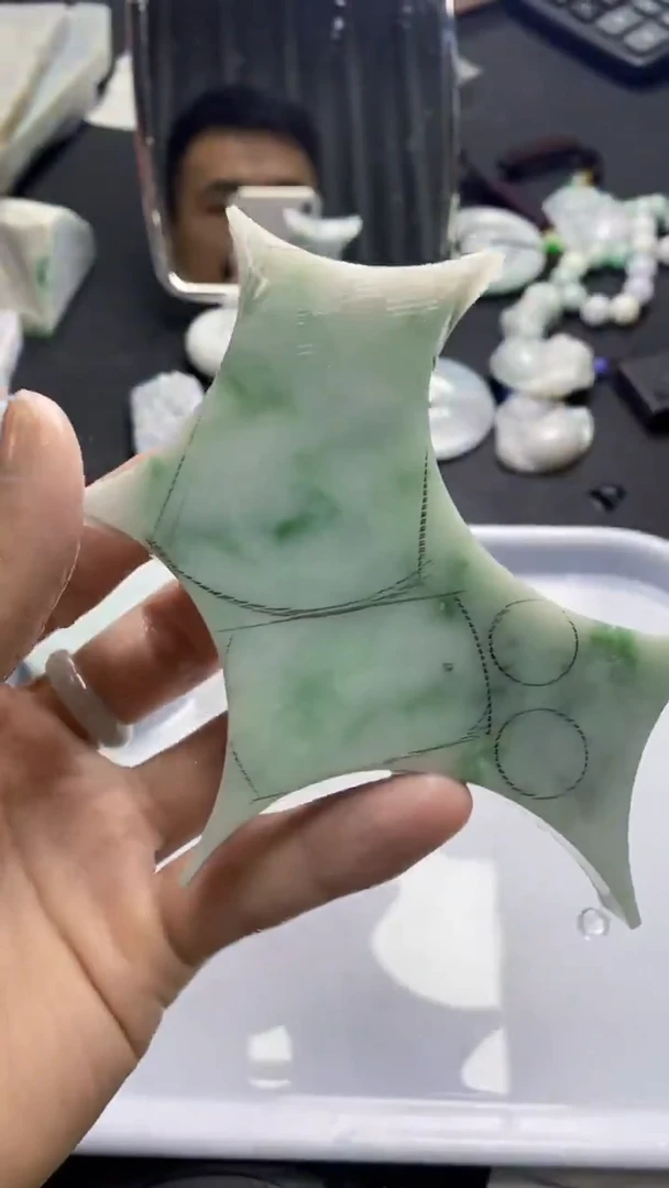 裸石翡翠天然缅甸A货【海】020