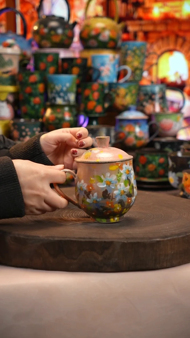 油画   釉下彩   杯子