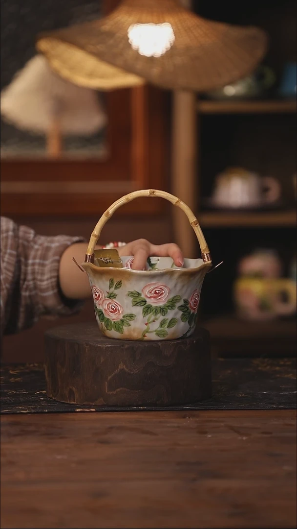 陶瓷景德镇高温釉下手绘陶瓷134