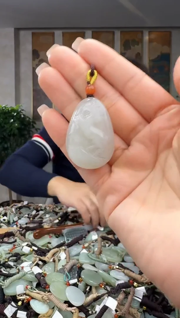 颈饰未镶嵌和田玉拍一发一多样性发货
