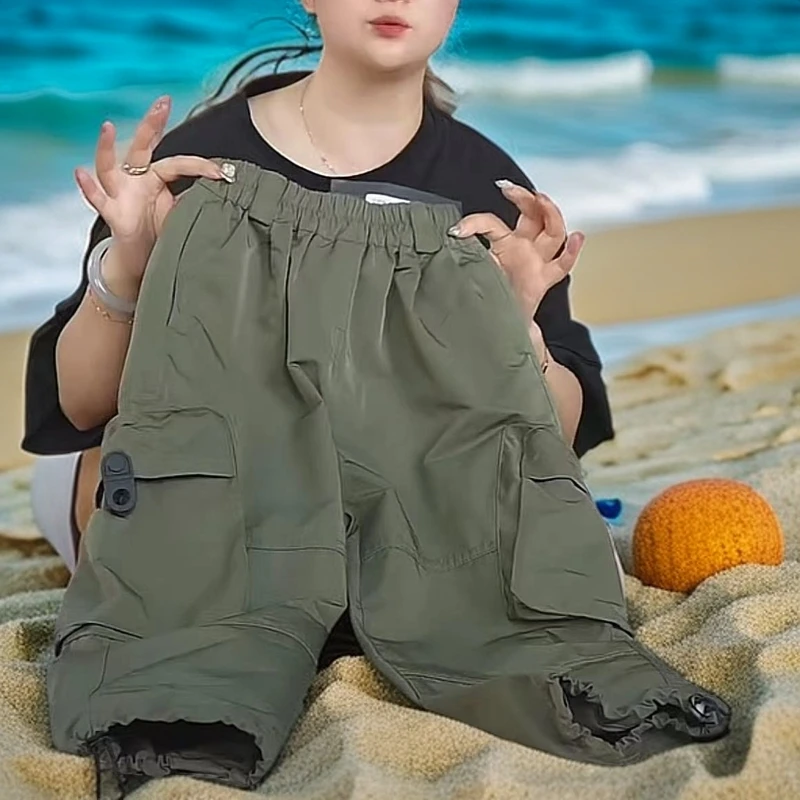 409023《现》优选韩版秋季儿童休闲舒适百搭工装休闲裤