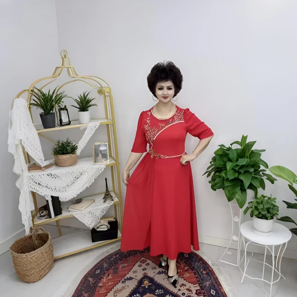 TN-02重塑经典王妃同款法式修身显瘦连衣裙