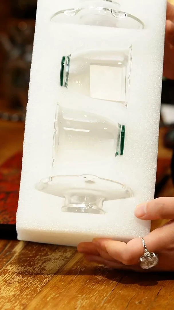 【闪购商品】禾器/卿妍杯碟组/墨绿2入