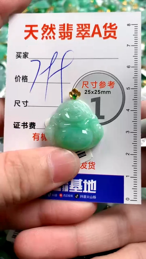 翡翠18K金镶嵌颈饰0262467321