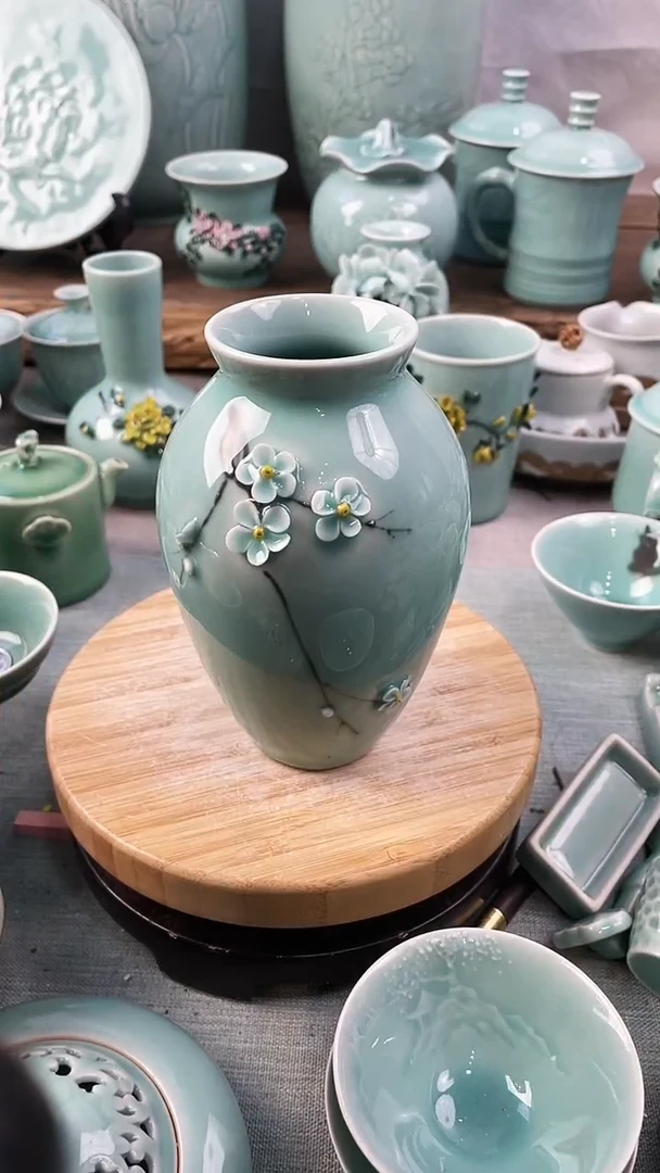 【闪购商品】手工捏花 特价 微瑕 慧仙青瓷