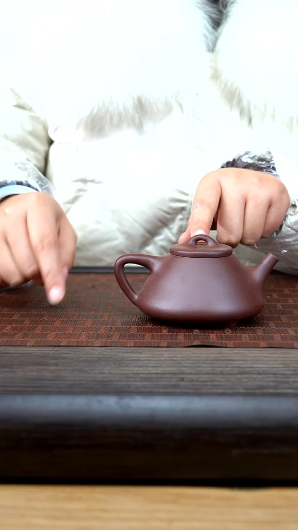 【闪购商品】紫砂茶壶cxm 紫泥 子冶石瓢