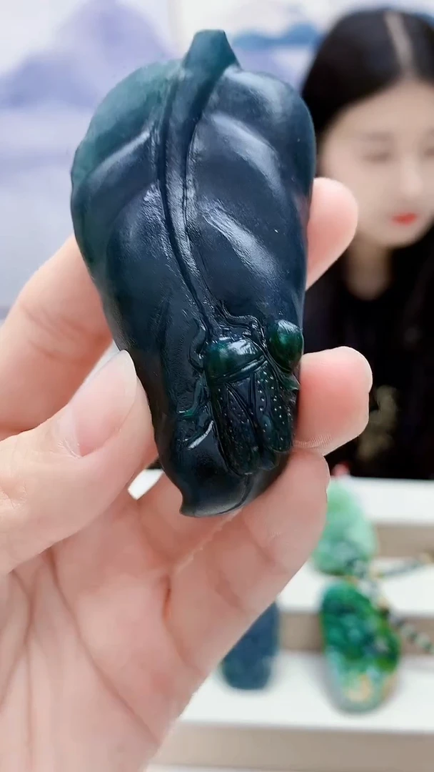 未镶嵌定制翡翠4812lr-毛货挂件67