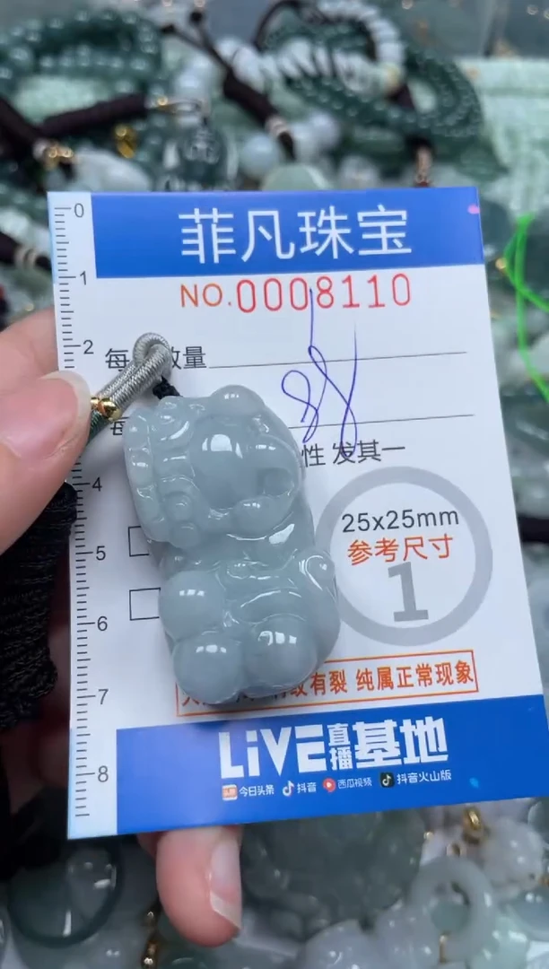 【闪购商品】翡翠颈饰未镶嵌00..8110