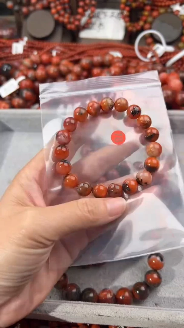 南红玛瑙手串未镶嵌10