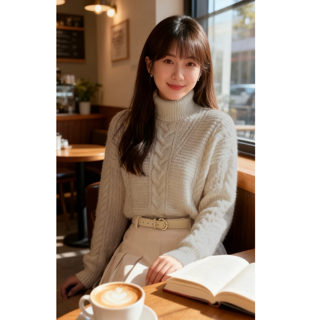 未使用 MaxMara 现货 新款高领羊驼毛混纺金丝线毛衣 MY0214