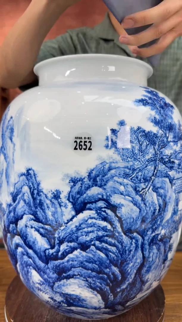 吴义松陶盟手绘陶瓷编码：2652