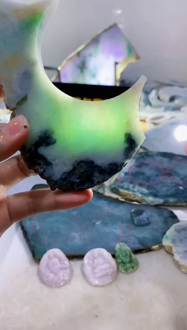 裸石翡翠0蒙0翡翠珠宝667