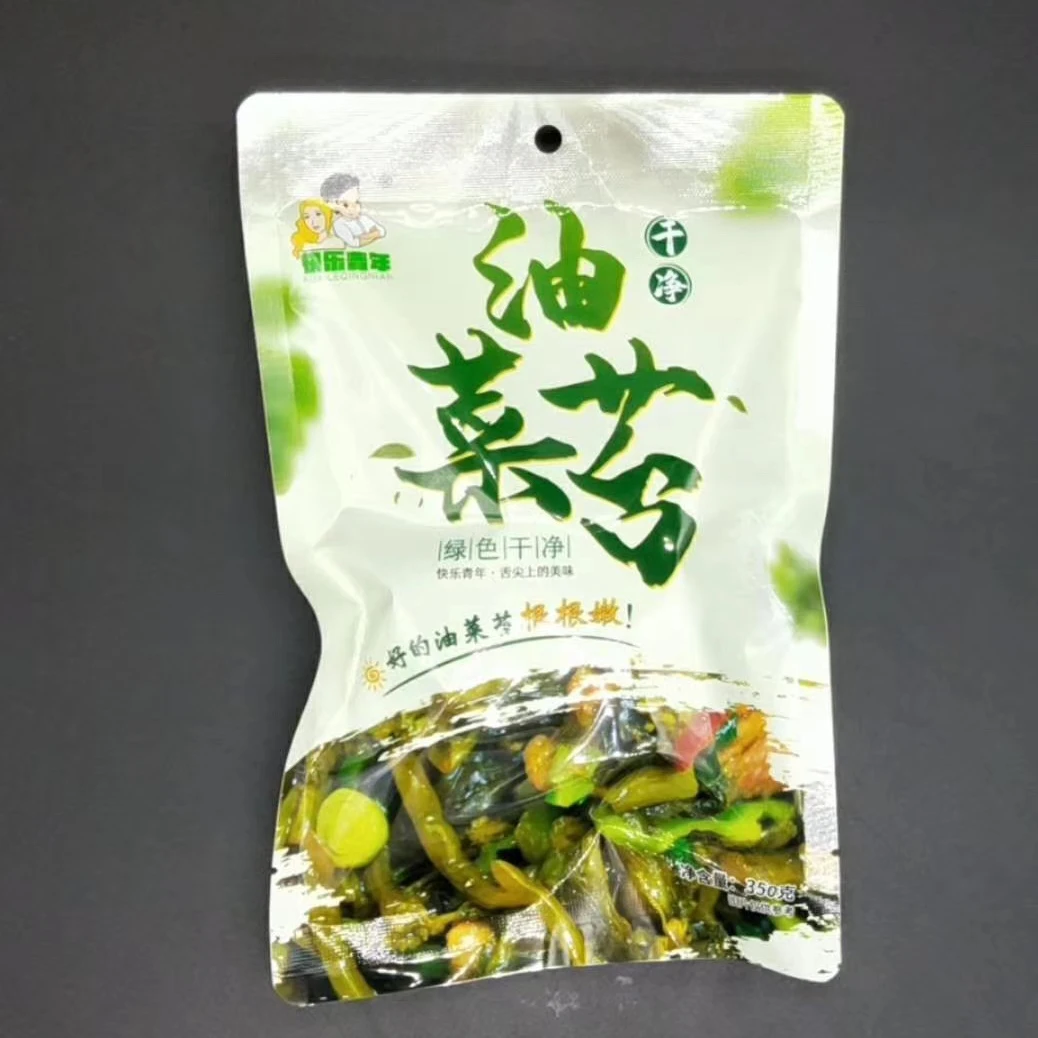 快乐青年袋装腌制油菜苔 350g
