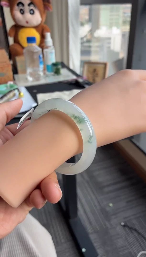 未镶嵌手镯翡翠48号53.6*10.8*9.3正圈