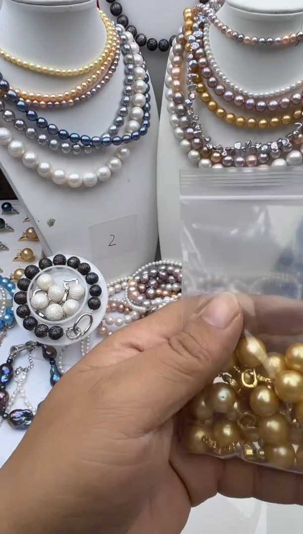 淡水珍珠未镶嵌颈饰1